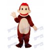 Glückliches Affe Maskottchen erwachsenes Kostüm Tier