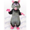 Schwarze Maus Tier Maskottchen Kostüm
