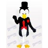 Mr. Penguin in Tuxedo und Bowler Hat Maskottchen Kostüm für Erwachsene