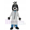 Arzt Hund mit Schwarz Brille Maskottchen Kostüm Tier