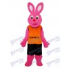 Easter Deer Rabbit with Orange Vest Mascot Adult Costume