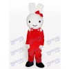 Ostern rotes Kaninchen Tier Maskottchen Kostüm