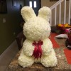 Rosa Rose Kaninchen Blume Kaninchen Bestes Geschenk für Muttertag, Valentinstag, Jubiläum, Hochzeit und Geburtstag