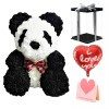 Panda Rosenbär Bestes Geschenk für Muttertag, Valentinstag, Jubiläum, Hochzeit und Geburtstag