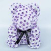 Neuer Stil Lila Rose Teddybär Blumenbär Bestes Geschenk für Muttertag, Valentinstag, Jubiläum, Hochzeit und Geburtstag
