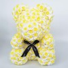 Neuer Stil Gelbe Rose Teddybär Blumenbär Bestes Geschenk für Muttertag, Valentinstag, Jubiläum, Hochzeit und Geburtstag