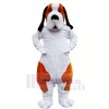 Braun und Weiß Bernard Hund Maskottchen Kostüme Tier