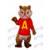 Alvin Chipmunk Maskottchen Erwachsene Kostüm Tier