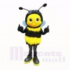 Flauschige Biene mit Groß Augen Maskottchen Kostüme Karikatur