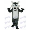 Kurzhaariges Wolf Maskottchen Kostüm Tier