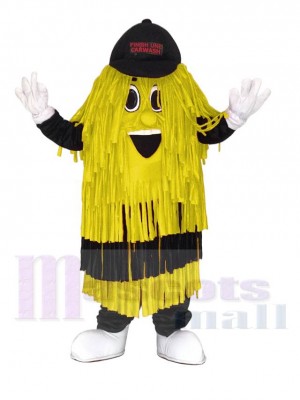 Gelb Reinigungsbürste für Autowaschanlagen Maskottchen Kostüm