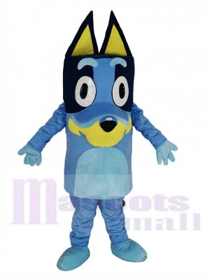Bluey Blau Hund Maskottchen Kostüm Tier