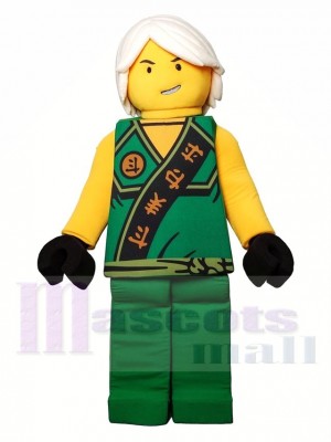 Ninja Lego Maskottchen Kostüm