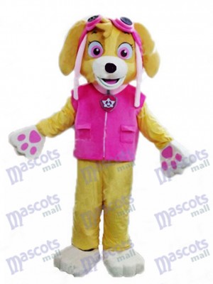 Paw Patrol Skye Adult Maskottchen Kostüm Hund Fancy Suit Cartoon Charakter