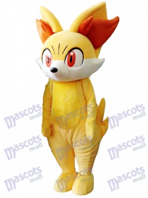 Gelb Fox gefeuert Fennekin Maskottchen Kostüm Pokemon Pokémon GO Pocket Monster
