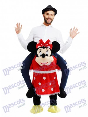 Huckepack Minnie Mouse tragen mich Fahrt Maus Maskottchen Kostüm