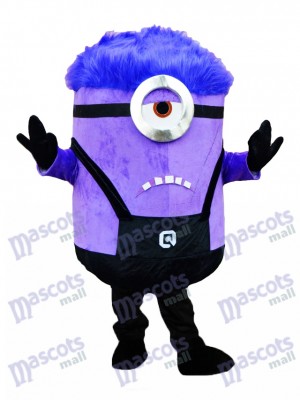 Verrückte ich MINIONS Verabscheuungswürdige ich Purple Minions Maskottchen Kostüm