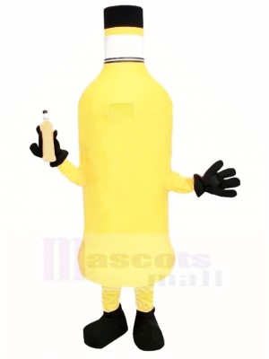 Orange Flasche Maskottchen Kostüm
