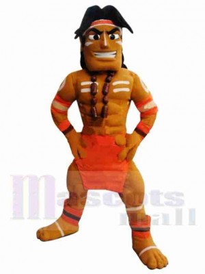 Indischer Krieger Maskottchen Kostüm