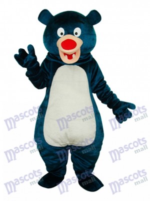blau Bär Maskottchen Erwachsene Kostüm Tier
