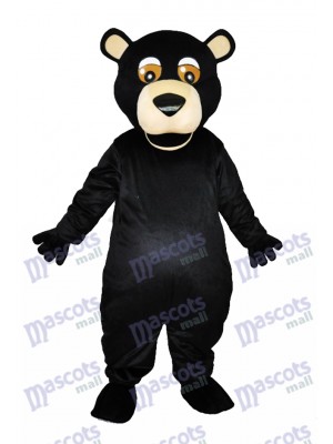 Runde Mund Schwarzbär Erwachsene Maskottchen Kostüme Tier