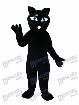 Schwarz Beaver Maskottchen Kostüm Tier