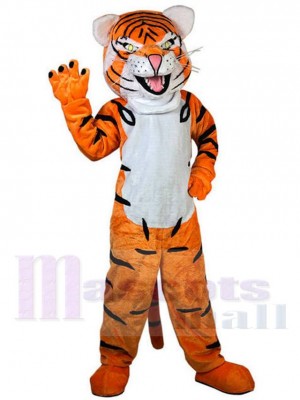 Mächtiger Tiger Maskottchen-Kostüm Tier