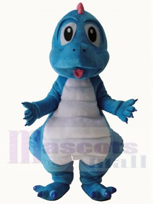 Blauer Baby-Dinosaurier Maskottchen-Kostüm Tier