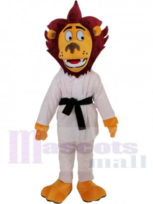 Karate-Löwe Maskottchen-Kostüm Tier