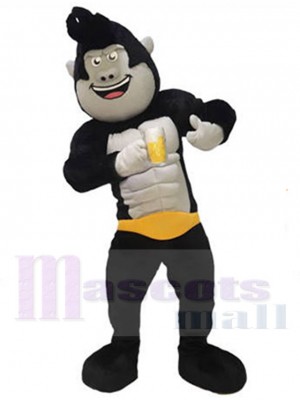 Robuster Gorilla-Affe Maskottchen-Kostüm Für Erwachsene Maskottchenköpfe