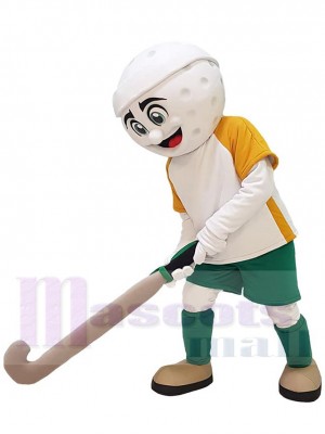 Netter Hockey-Junge Maskottchen-Kostüm Personen