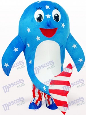 Blaues amerikanisches Delphin Ozean erwachsenes Maskottchen Kostüm