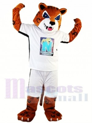 Weiterführende Schule Energetischer Tiger Maskottchen Kostüm