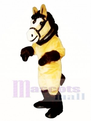 Clyde Clydesdale Pferd mit Halsband & Harness Maskottchen Kostüm Tier