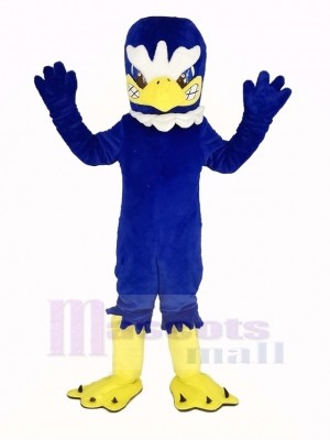 Heftig Blau Adler Vogel Maskottchen Kostüm Tier