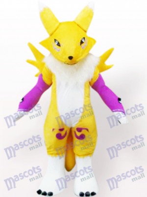 Gelb Digimon Frontier Digital Monster Anime Maskottchen Kostüm
