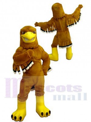 College heftige Goldene Adler Maskottchen Kostüm
