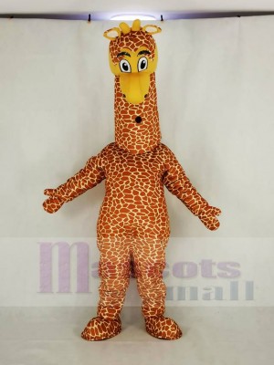 Realistisch Giraffe Maskottchen Kostüm Karikatur