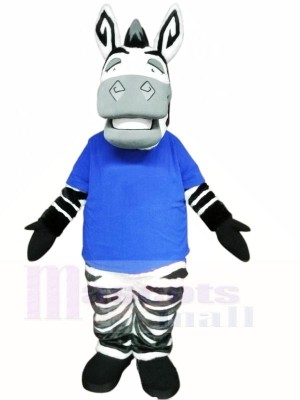 Nettes leichtes Zebra Maskottchen Kostüme