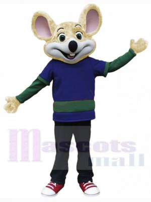 Cremefarbene Maus Maskottchen-Kostüm Tier