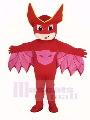 Rot PJ Masks Mädchen Owlette Maskottchen Kostüm Karikatur