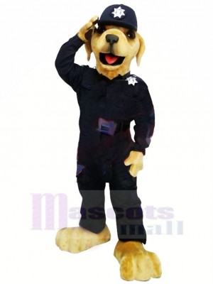 Beste Qualität Polizei Hund Maskottchen Kostüm Karikatur