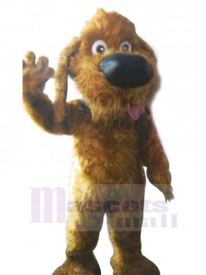 Brauner streunender Hund Maskottchen Kostüm Tier