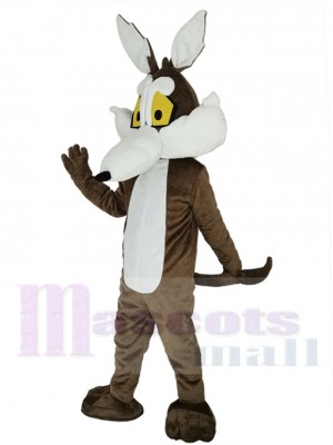 Wile E. Coyote Wolf Maskottchen Kostüm Tier mit langer Nase