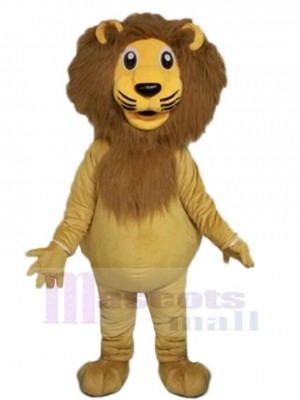León amarillo cómico Disfraz de mascota Animal