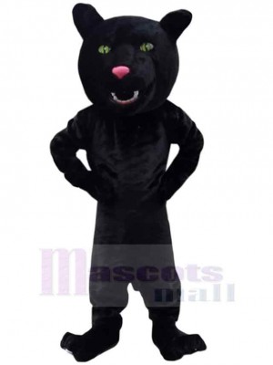 Erschwinglicher schwarzer Panther Maskottchen-Kostüm Tier
