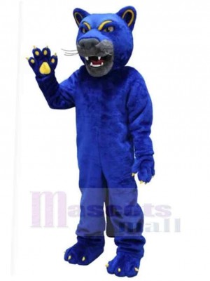 Blauer Panther-Erwachsener Maskottchen-Kostüm Tier