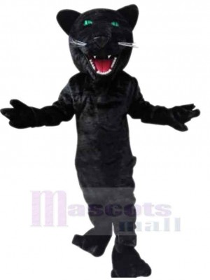 Lustiger schwarzer Panther Maskottchen-Kostüm Erwachsene
