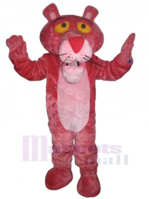 Erstaunlicher rosaroter Panther Maskottchen-Kostüm Tier