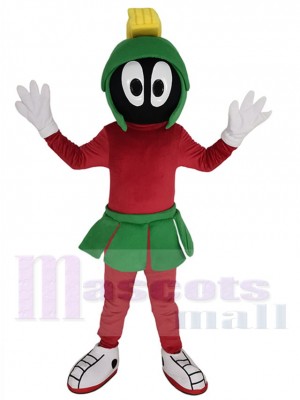 Marvin der Marsianer Maskottchen-Kostüm Karikatur